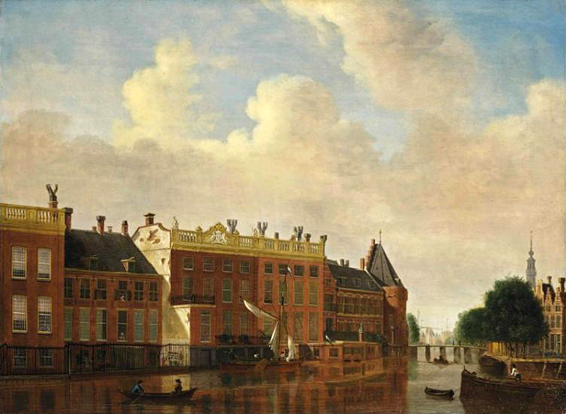 the kloveniersburgwal and the tower called swijgh utrecht